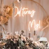 Napis led- Od teraz my!, dekoracja neon wesele