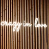 Napis led- Crazy in love - wersja 1, ślubny neon