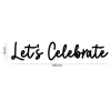 Napis led- Let's Celebrate - wersja 2