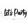 Napis led- Let's Party - wersja 1