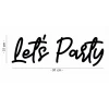 Napis led- Let's Party - wersja 2