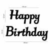 Napis led - Happy Birthday - wariant 2, wymiary