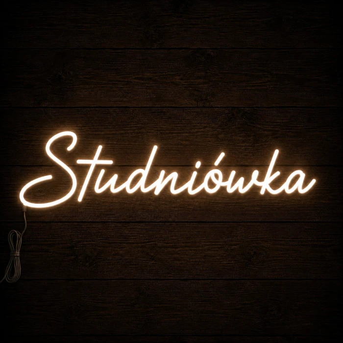 Napis led - Studniówka, neon dekoracja