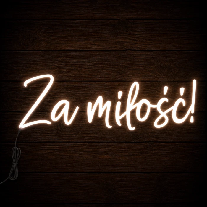 Napis led- Za miłość!