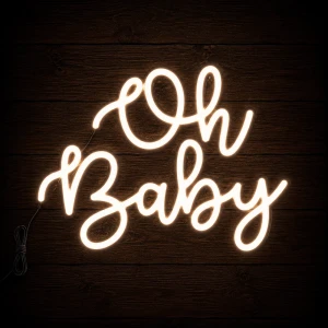 Napis led - Oh baby