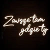 Napis led- Zawsze tam gdzie ty - wersja 1