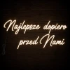 Napis led - Najlepsze dopiero przed nami
