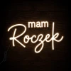 Napis led - mam Roczek