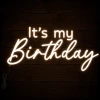 Napis led - It's my birthday