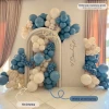 balony lateksowe niebieskie granatowe