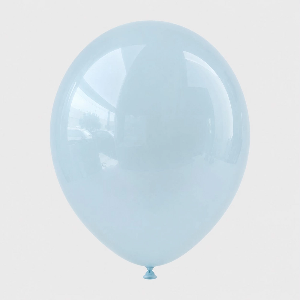 Balony lateksowe - Mglisty błękit, 18" (46cm), 10szt.