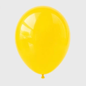 Balony lateksowe - Po prostu żółty, 18" (46cm), 10szt.