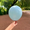 balony lateksowe, błękitne