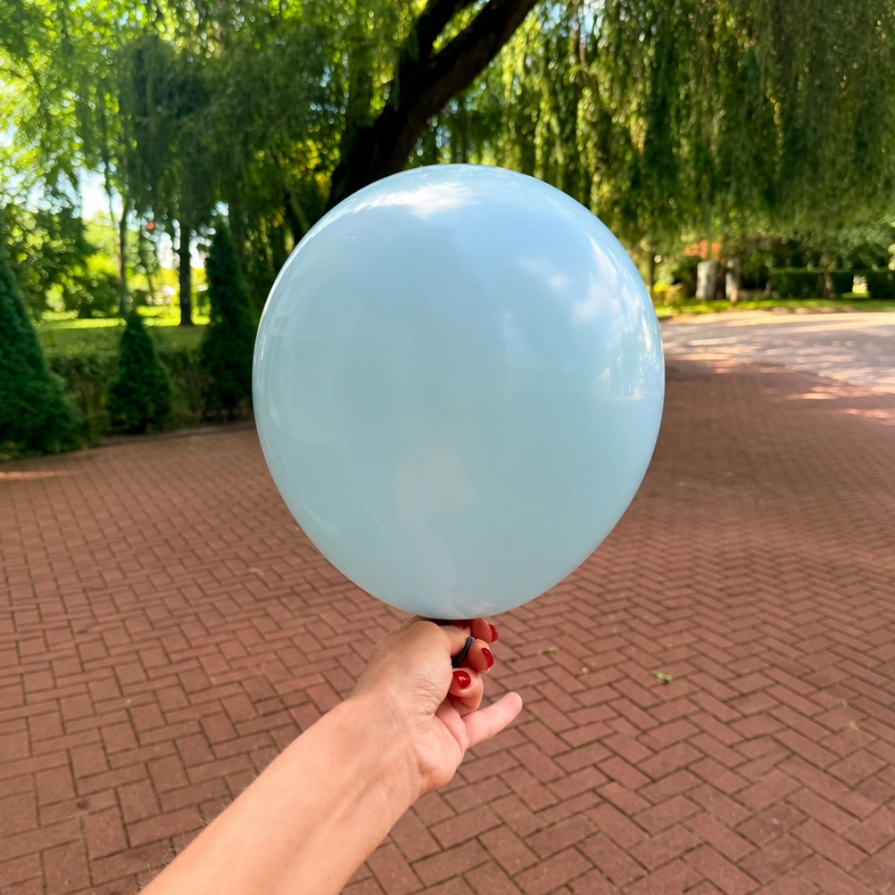 balony lateksowe błękitne
