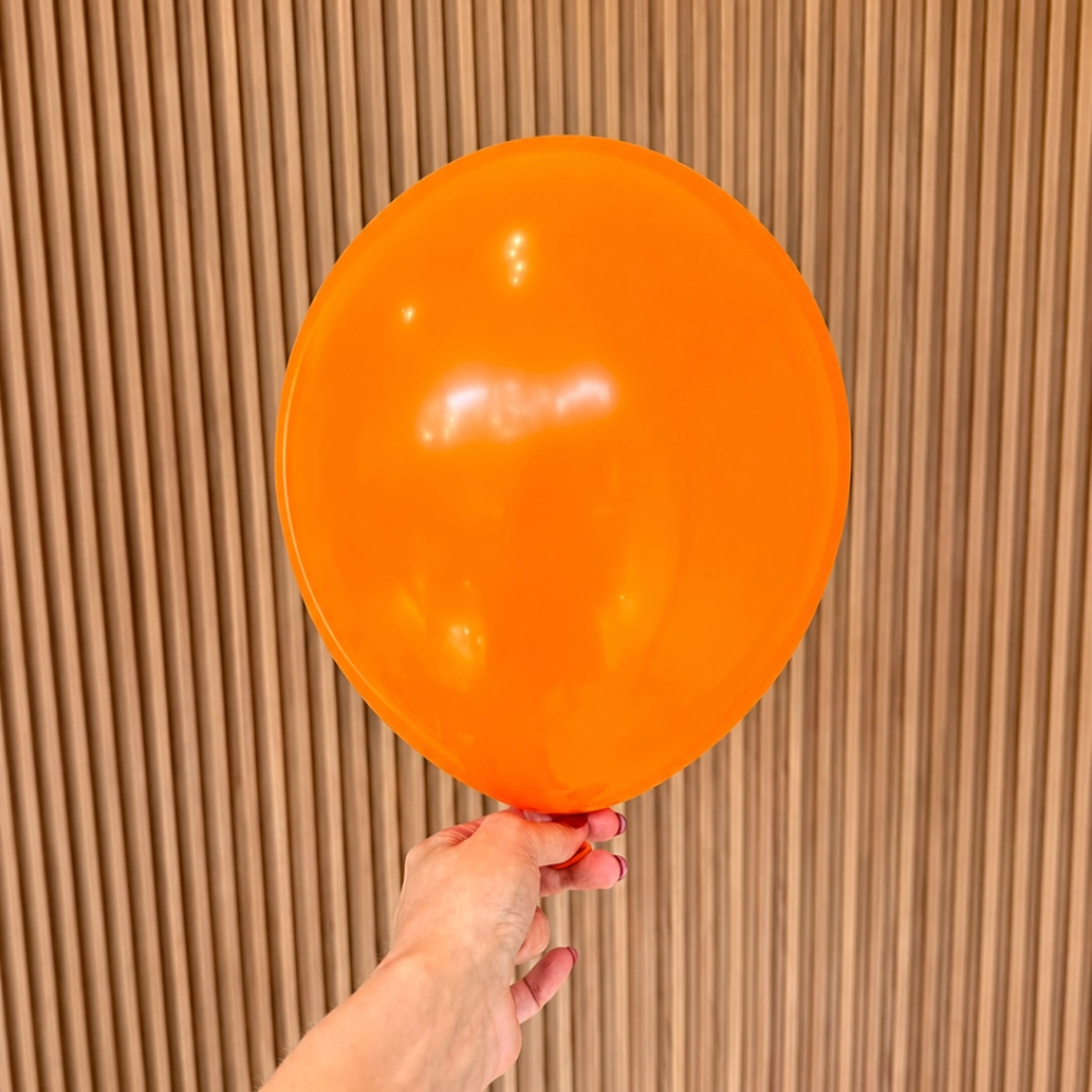 balony pomarańczowe