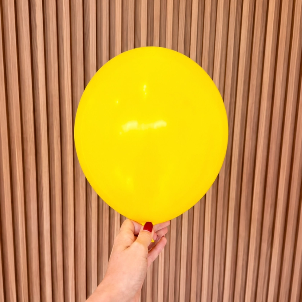 balony lateksowe, żółte małe 5"