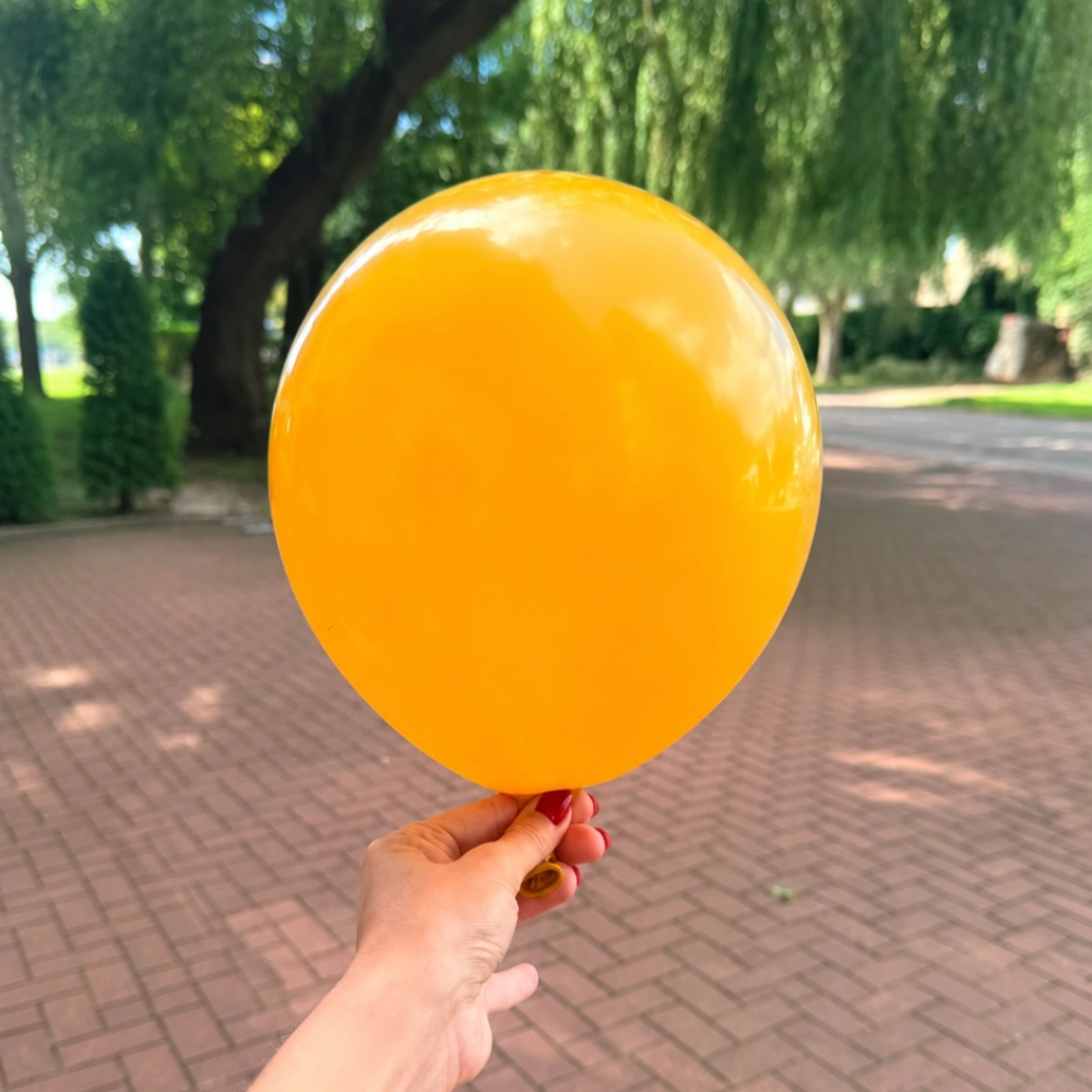 Balony lateksowe - Musztardowe