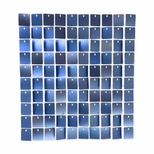 Ścianka cekinowa, panel matowy fioletowy, 30cm x 30cm
