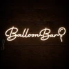 Napis led - Balloon Bar, neon dekoracja impreza, wesele