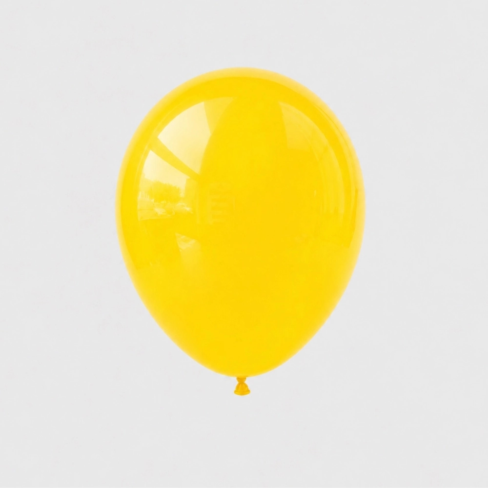 Balony lateksowe - Po prostu żółty, 12" (30cm), 100szt.