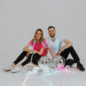 Wąż ledowy biały zimny do dekoracji balonowych, taśma neon flex 5m