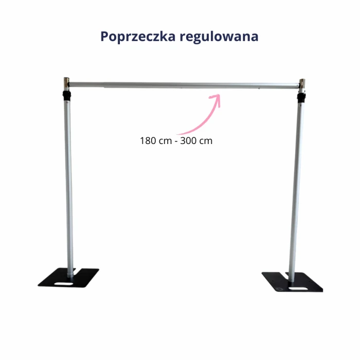 poprzeczka do stelaża, wymiary