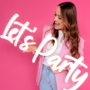 Lets party neon, napis ledowy, led.png
