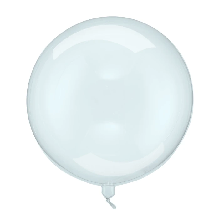 Balon Kula, 40cm, transparentny niebieski