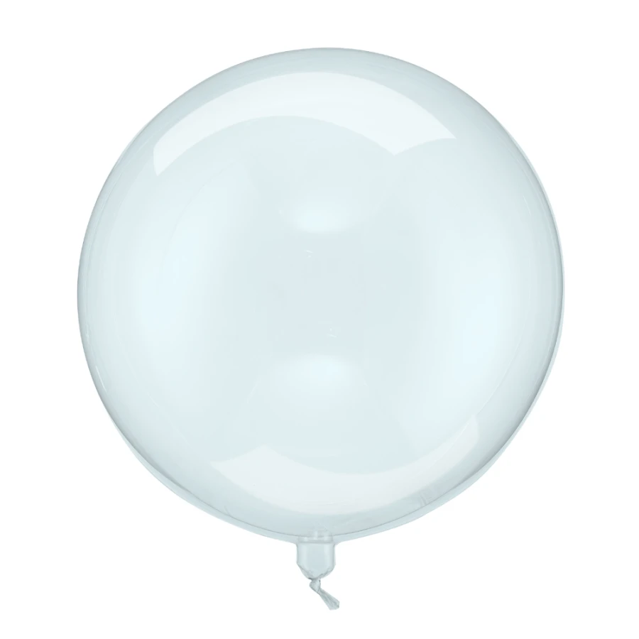 Balon Kula, 40cm, transparentny niebieski