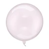 Balon Kula, 40cm, transparentny róż