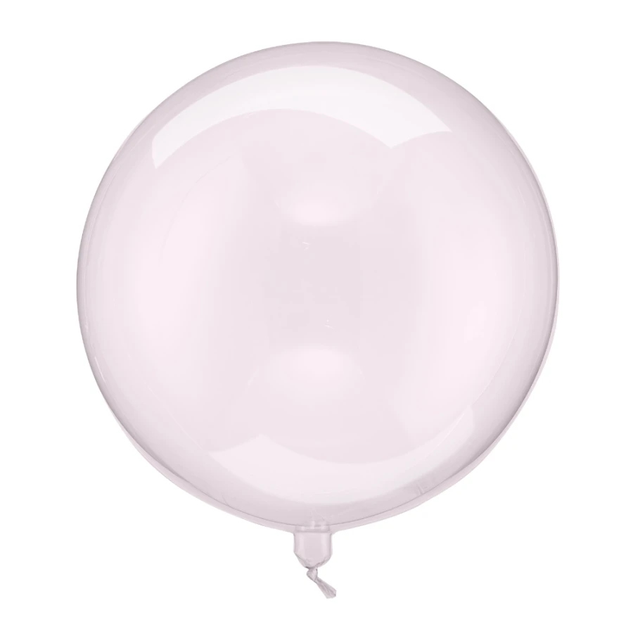 Balon Kula, 40cm, transparentny róż