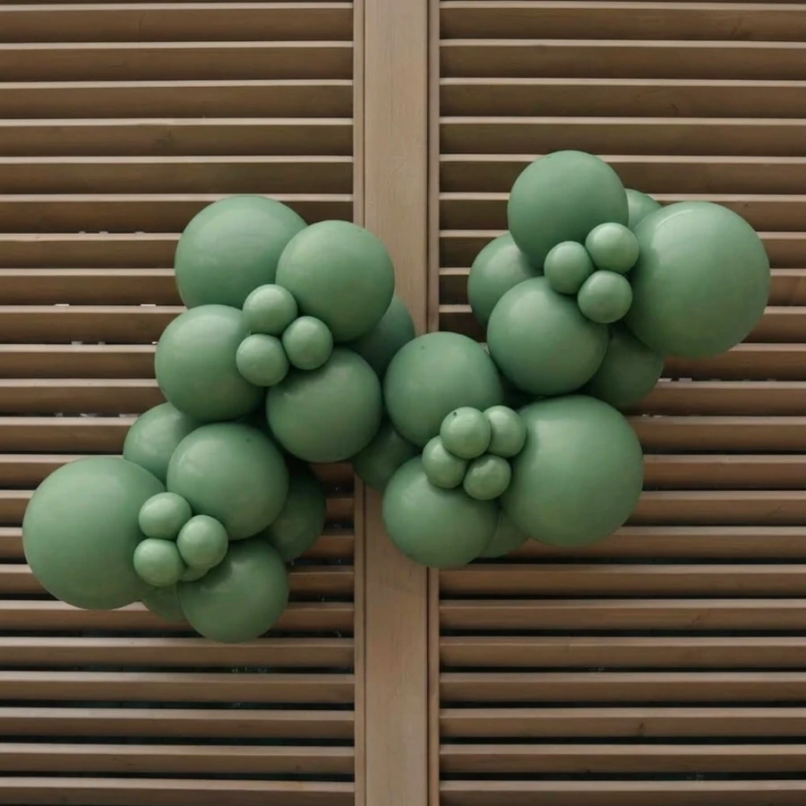 Avocado balon zielony lateksowy minigirlanda.webp