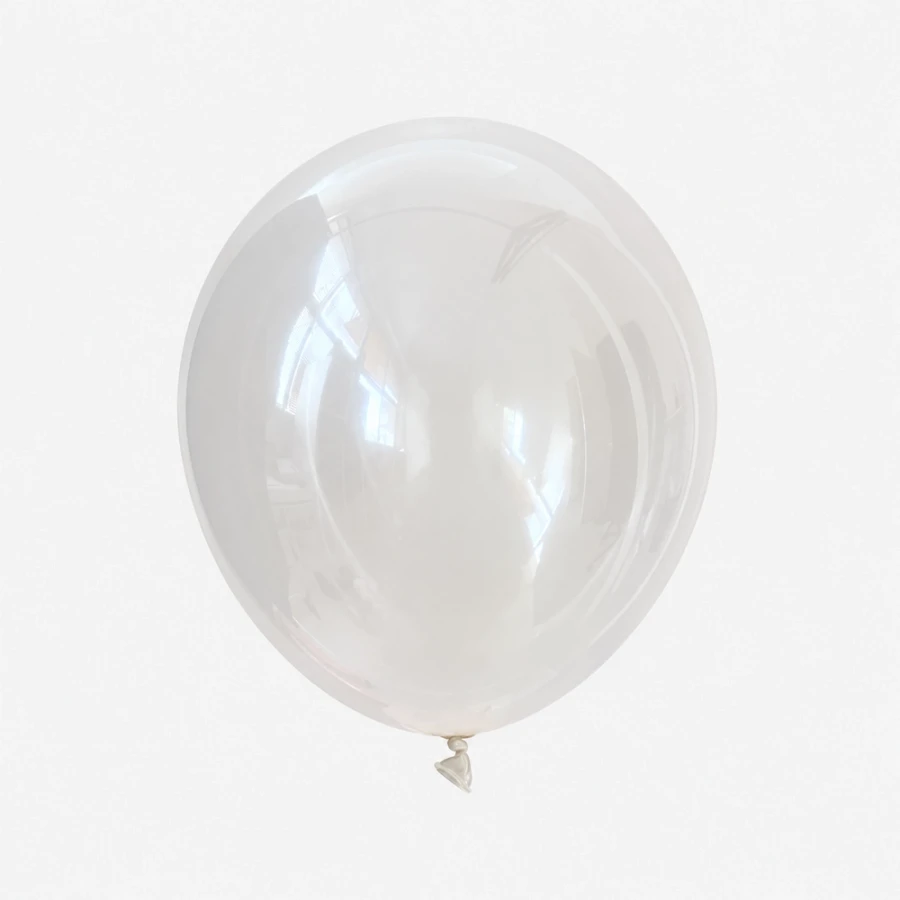 Balony lateksowe - Transparentny, 12" (30cm), 100szt.