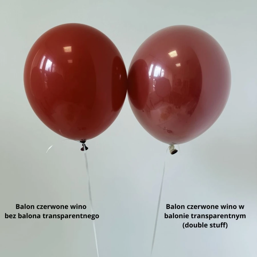 Balony lateksowe - Transparentny, 12"
