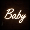 Napis led - Baby, neon, dekoracja urodziny, baby shower