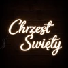Napis led - Chrzest Święty - wariant 1