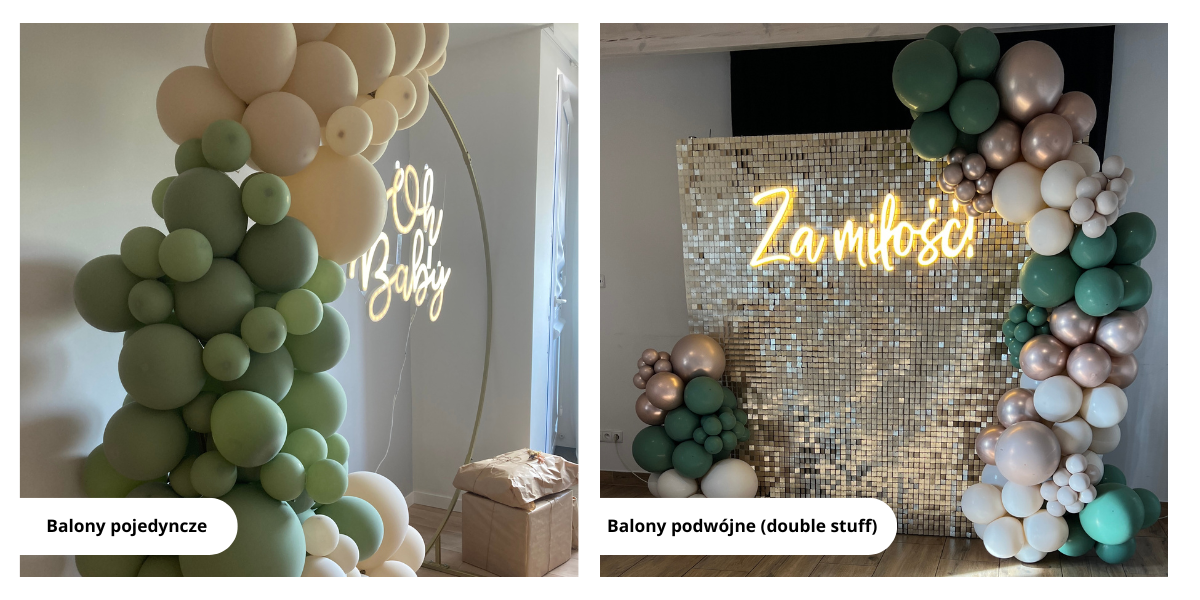porównanie balonów